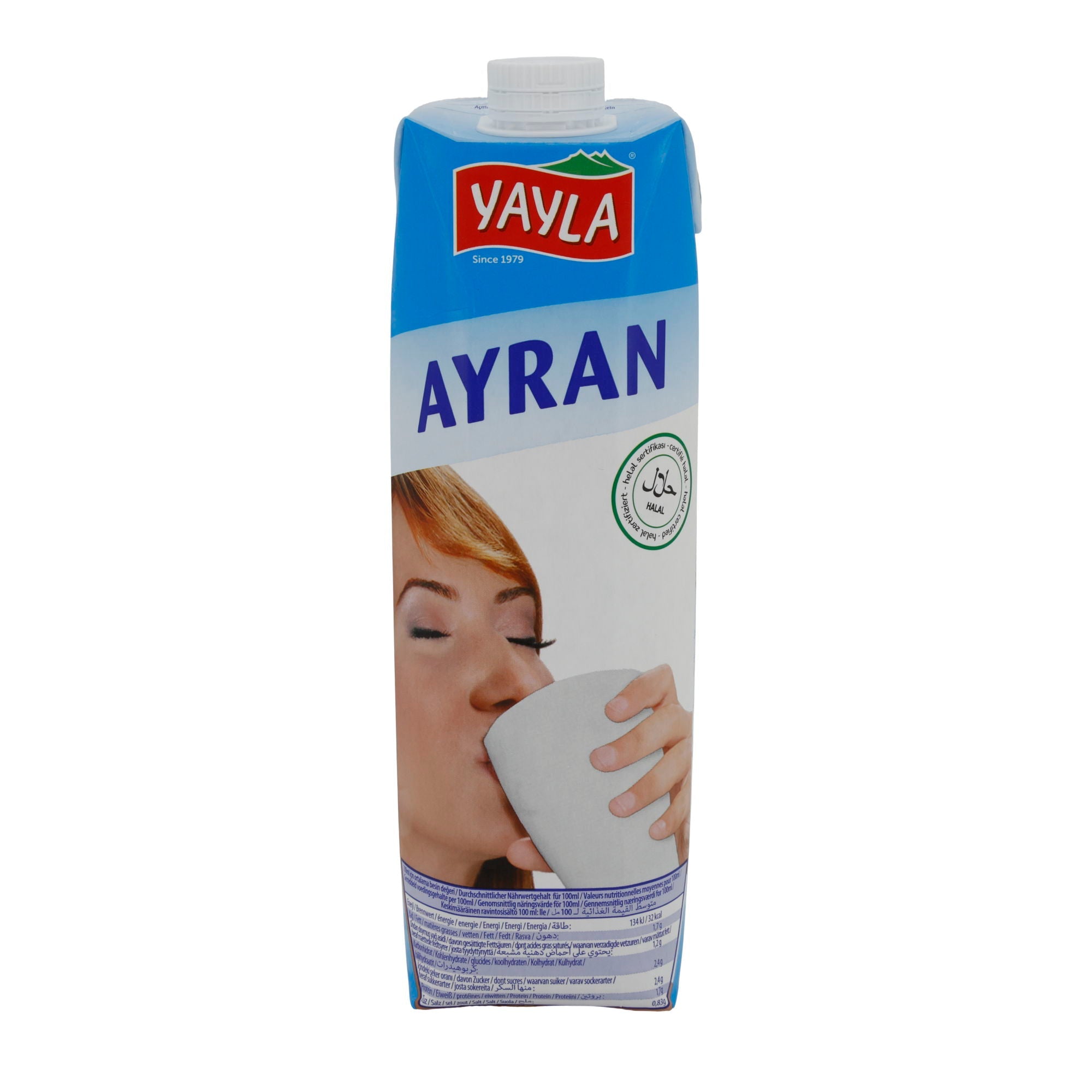 Joghurt Yayla Ayran | Erfrischend | Joghurtgetränk | 1 l YAYLA